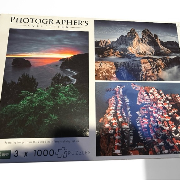 ambassador Other - 3 x 1000 Piece Puzzle Set - Multicolor. Unopened bags